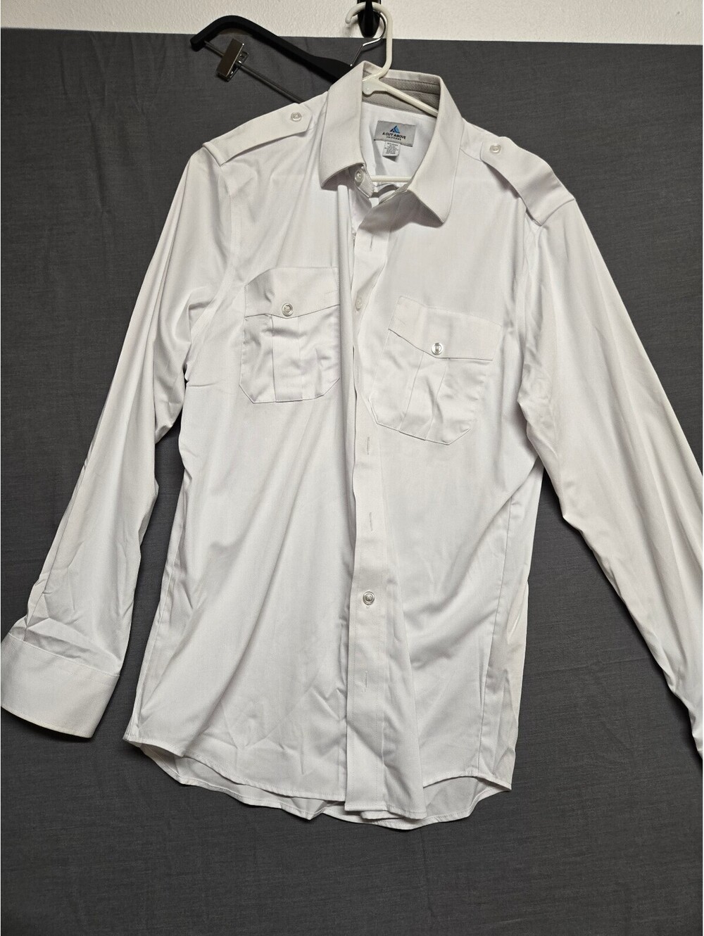 A Cut Above White Long Sleeve Dress Shirt 16.5 Sleeve 34/36